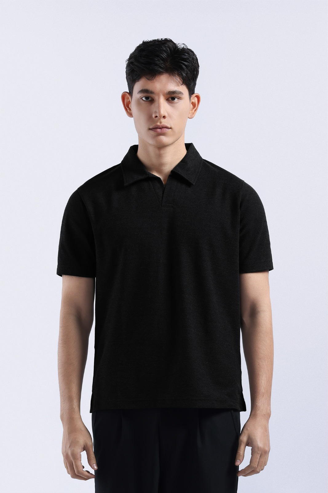 Raven Polo Shirt Black