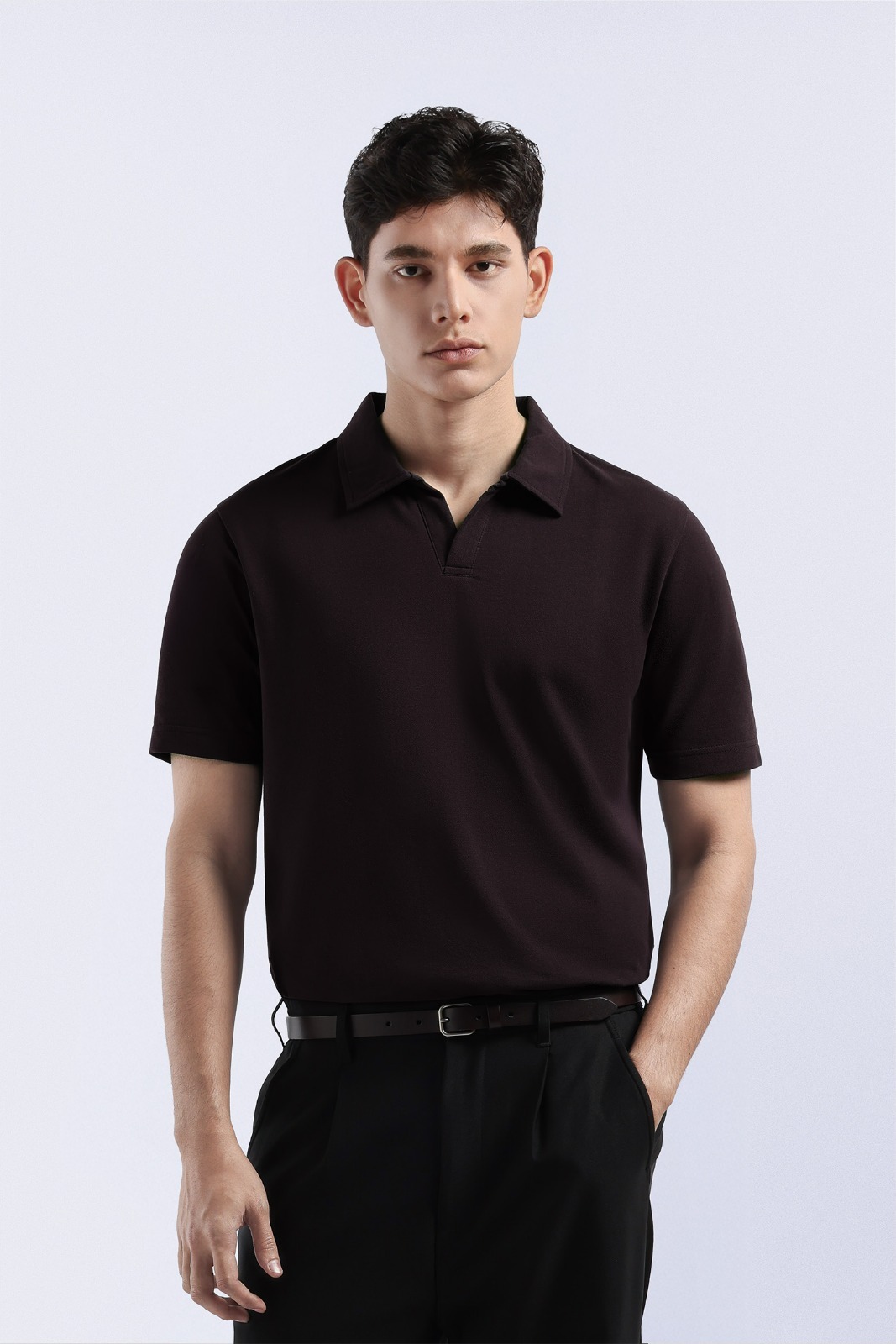 Raven Polo Shirt Dark Brown