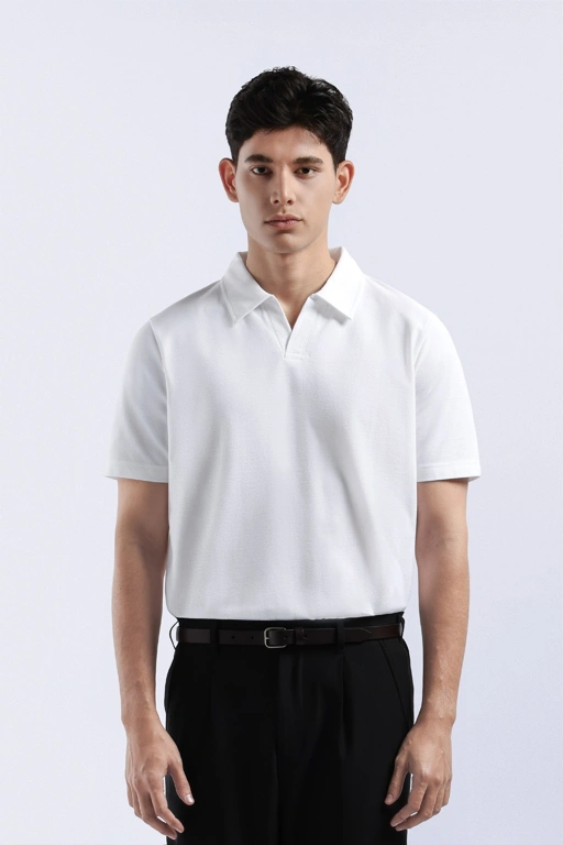 Raven Polo Shirt White