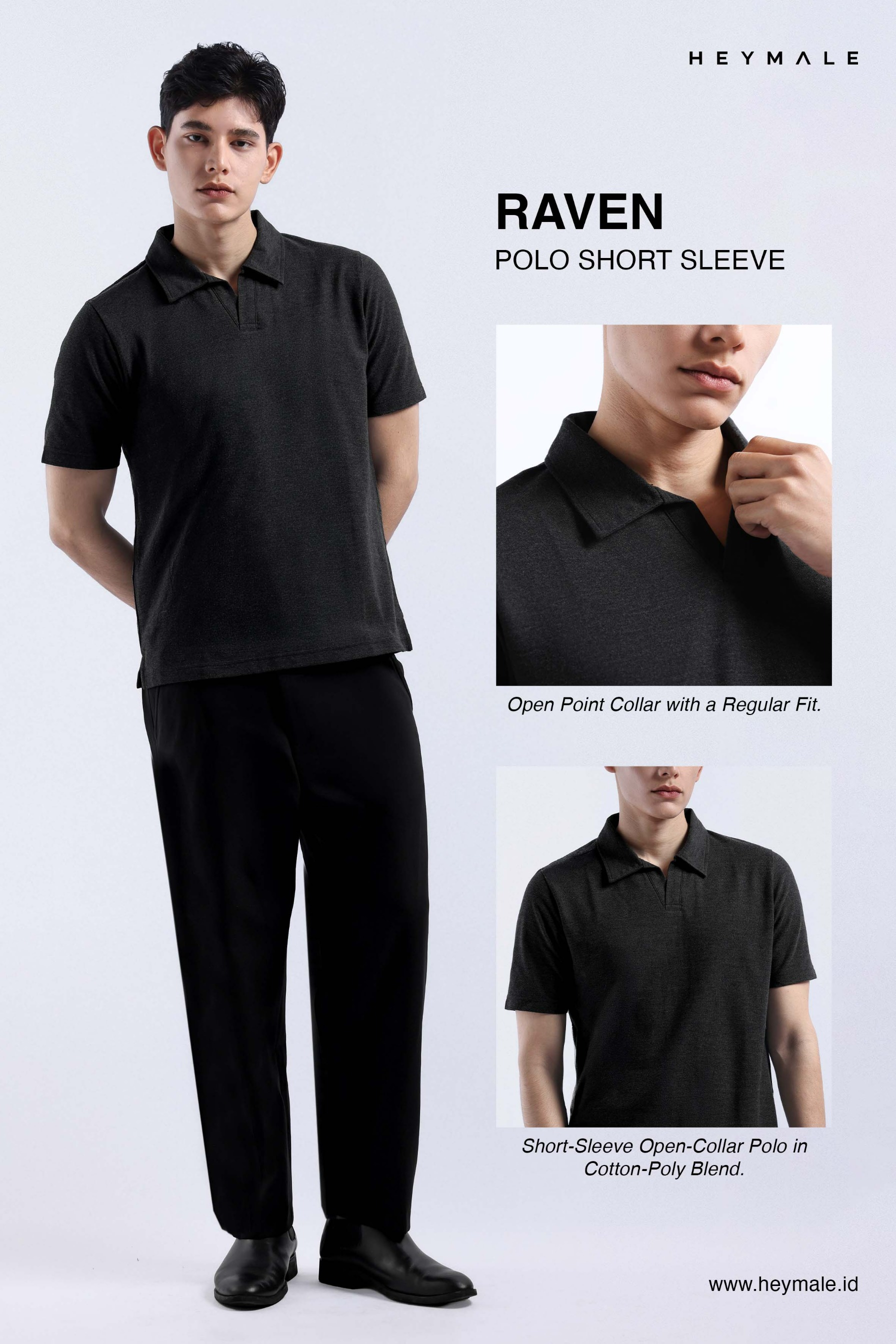Raven Polo Shirt White