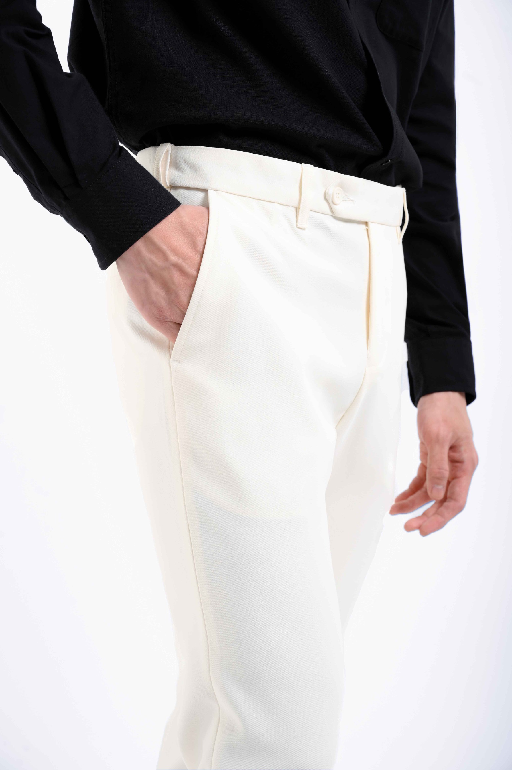 Stylem Regular Pants Off White