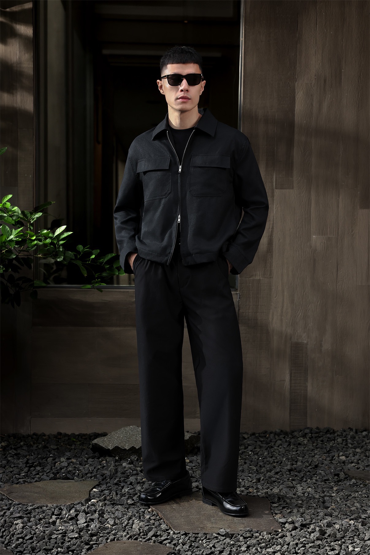 Moorve Boxy Jacket Black