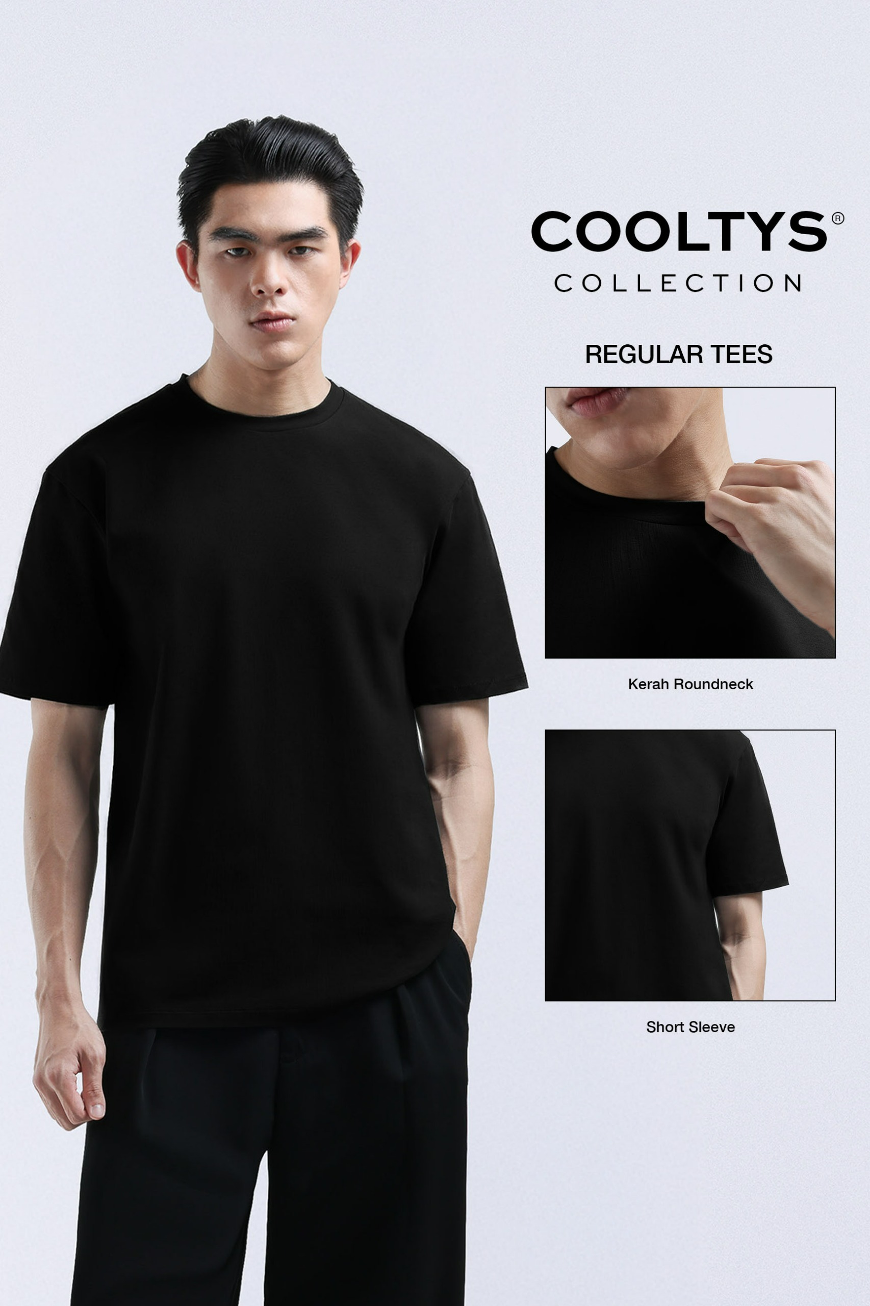 Cooltys Reguler Tees Short Sleeve Brown