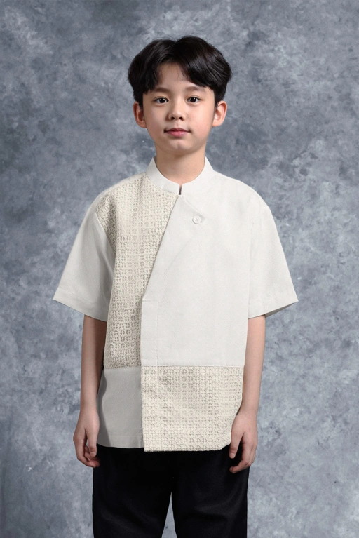 Image of Kemeja Anak Elok Beskap Puspa