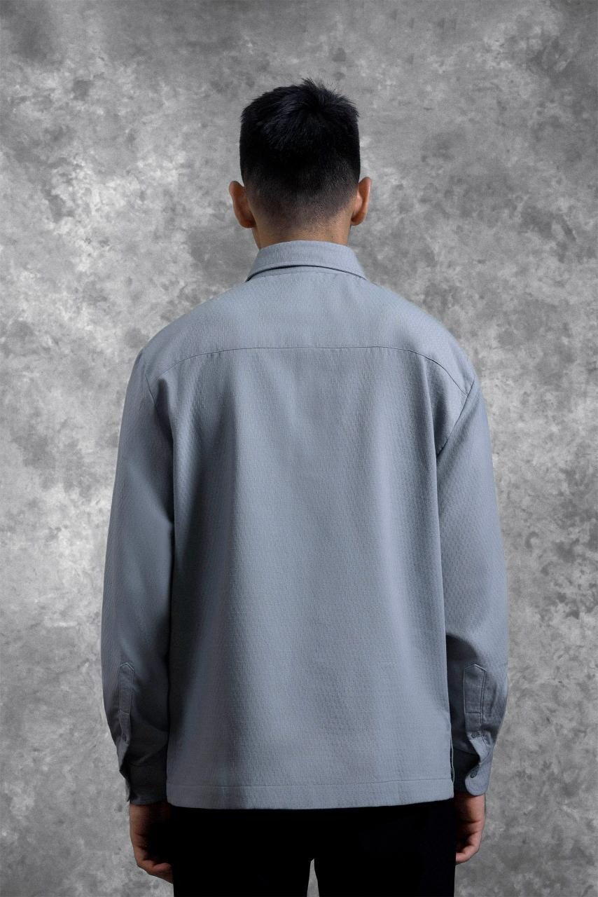 Kemeja Brukat Renjana Lengan Panjang Embun