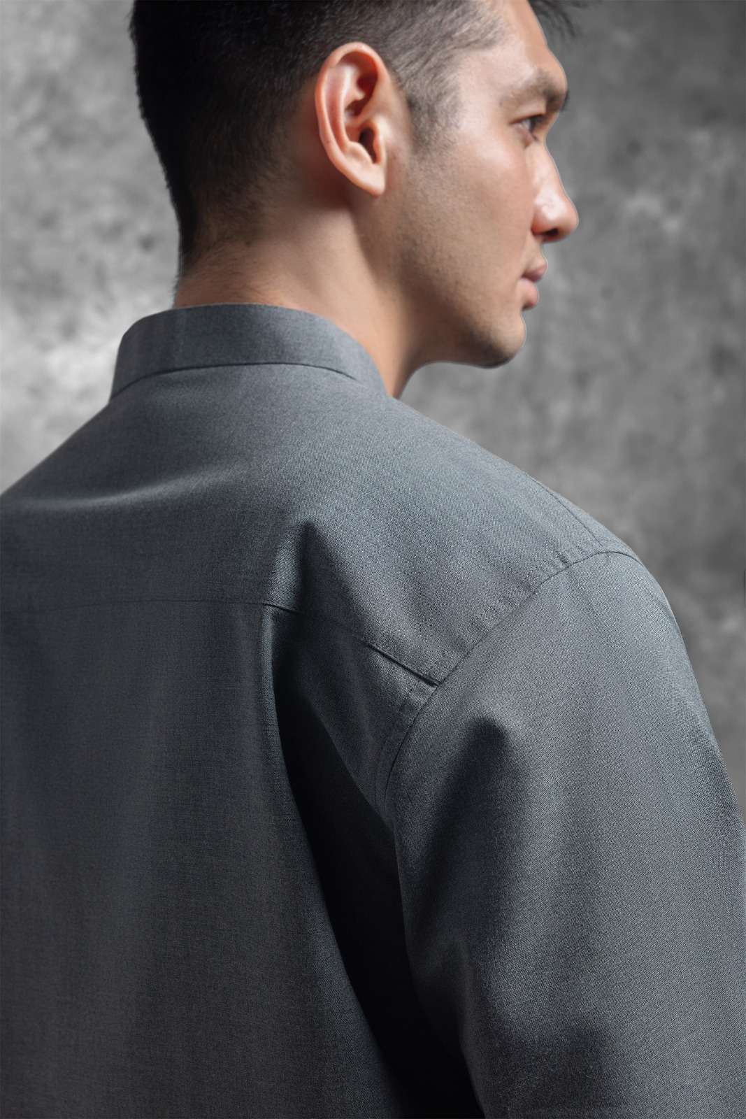 Kemeja Beskap Brajanala Dark Grey