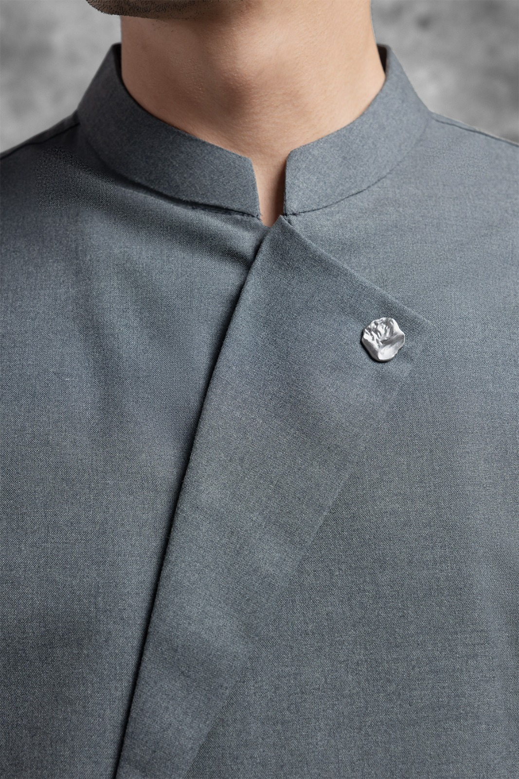 Kemeja Beskap Brajanala Dark Grey