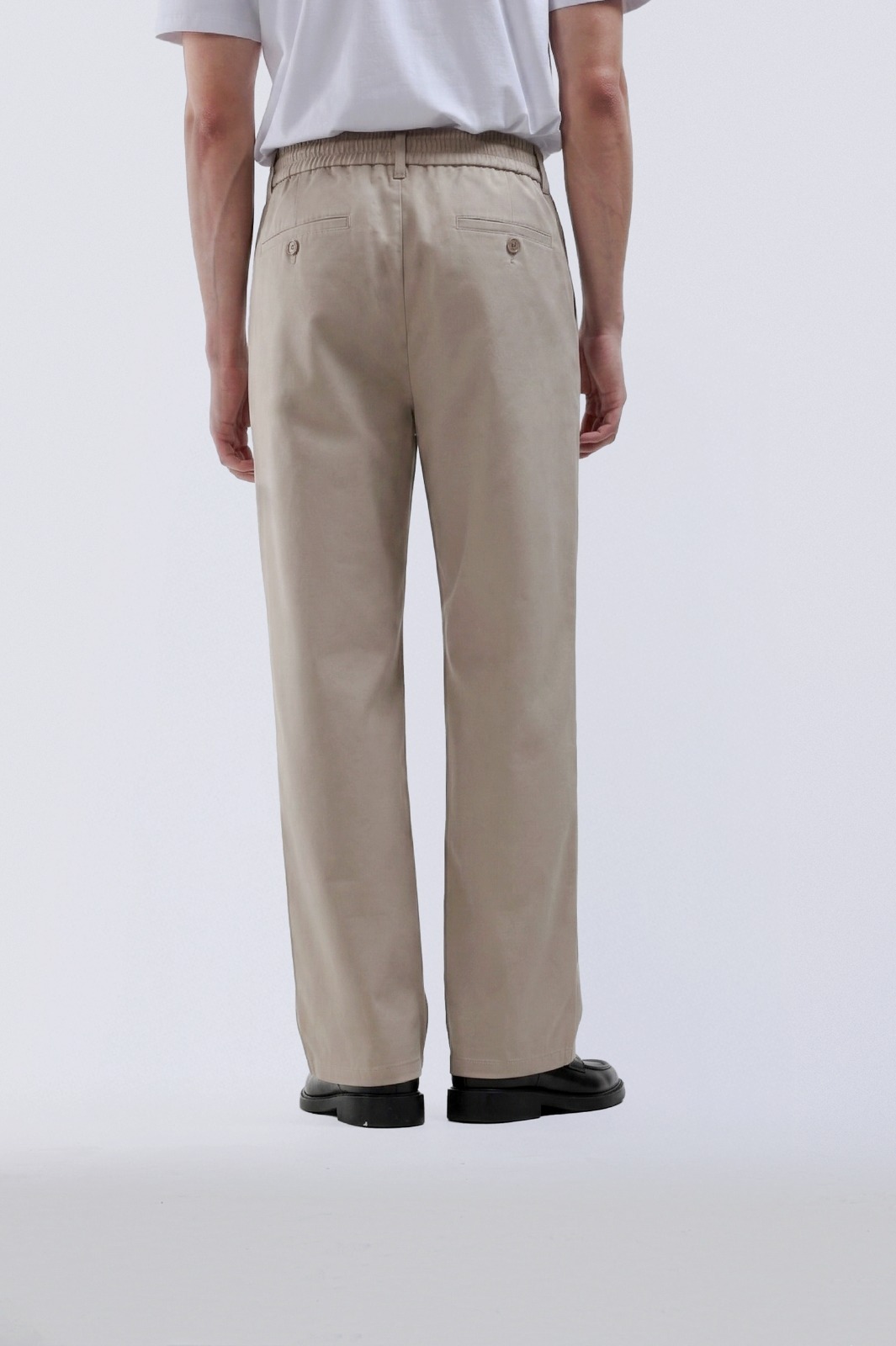 Flexi Casual Loose Pants Khaki
