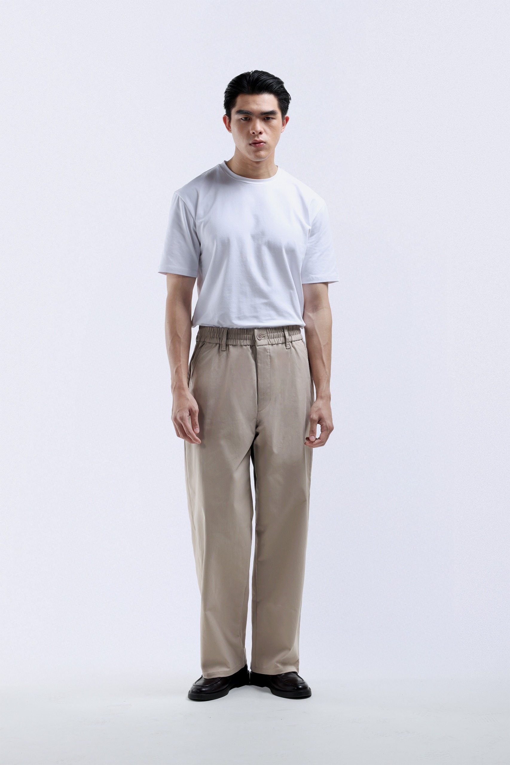 Flexi Casual Loose Pants Khaki