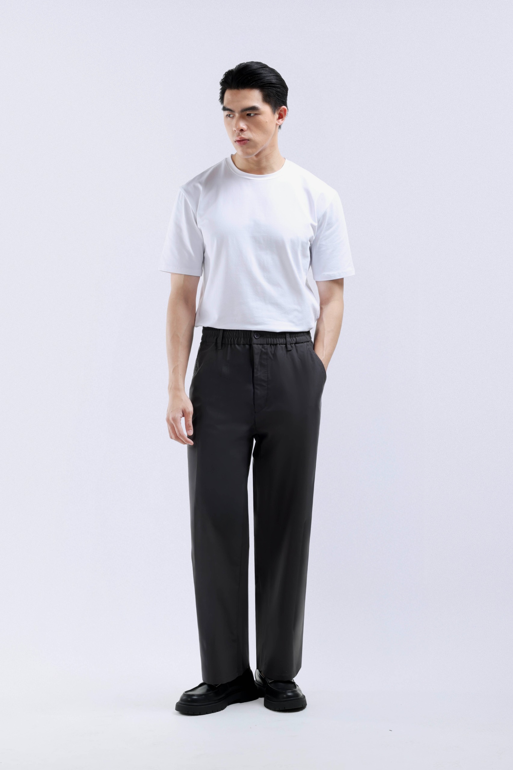 Flexi Casual Loose Pants Grey