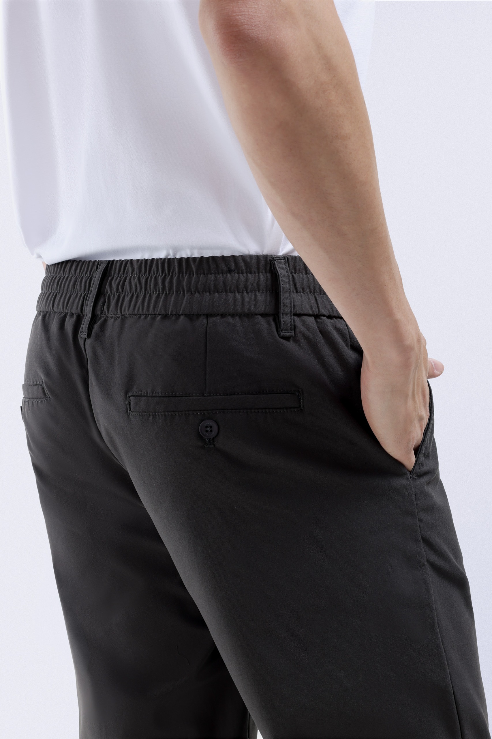 Flexi Casual Regular Pants Grey