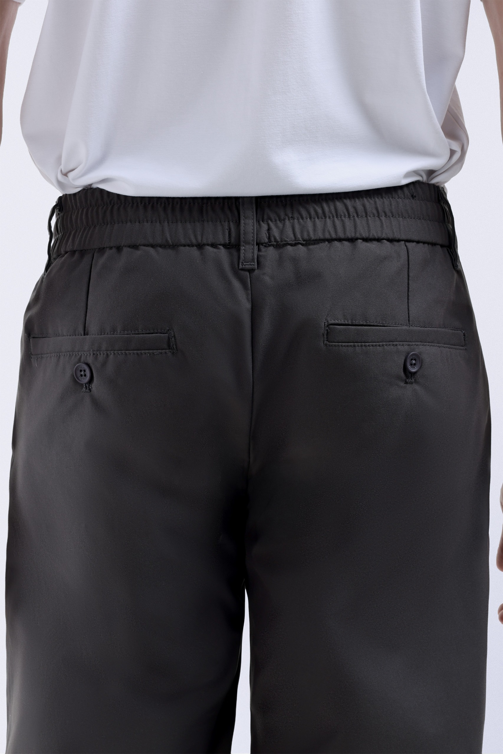 Flexi Casual Regular Pants Grey