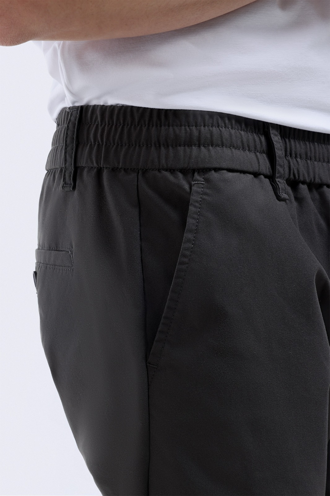 Flexi Casual Regular Pants Grey