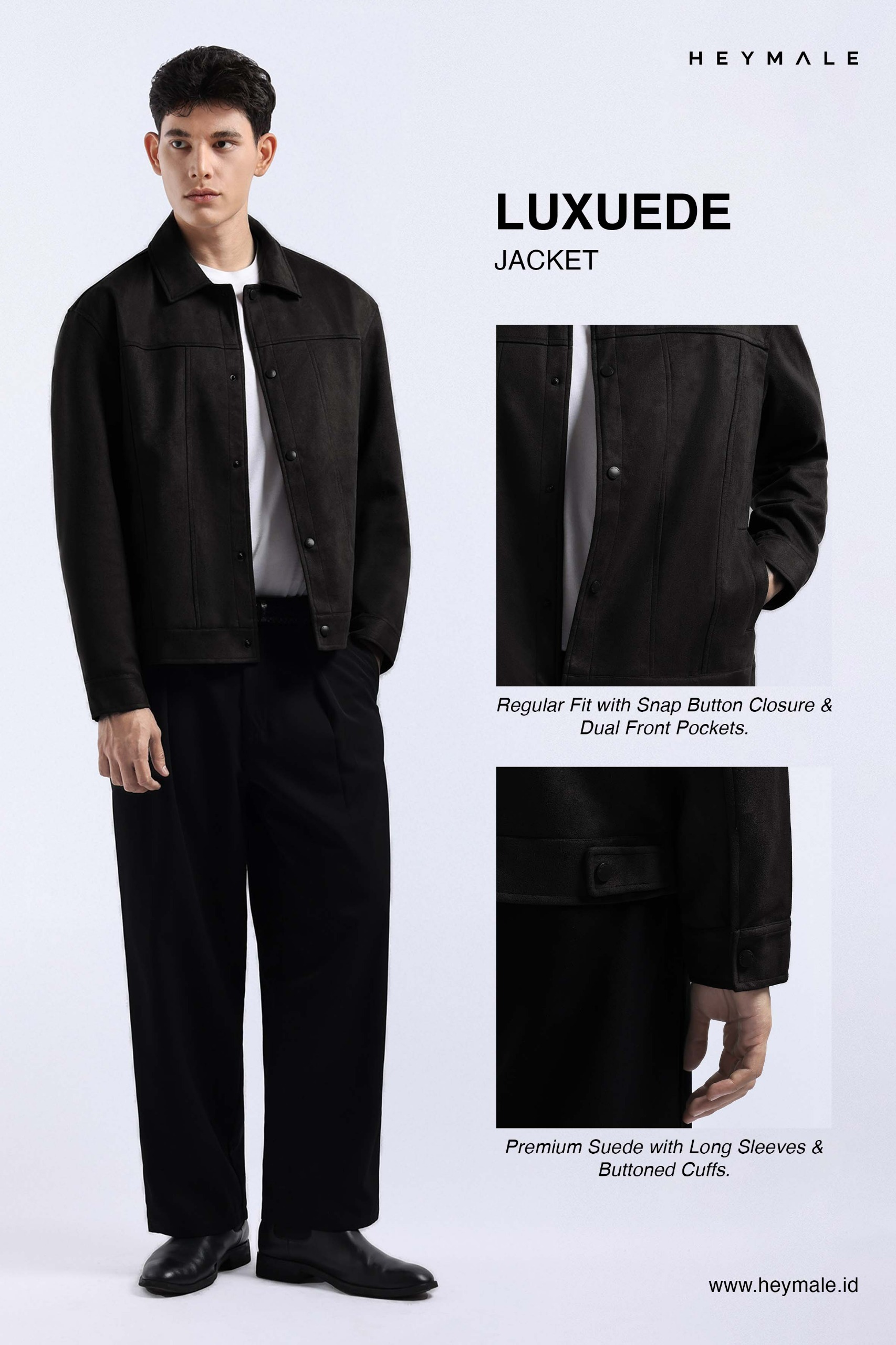 Luxuede Jacket Black