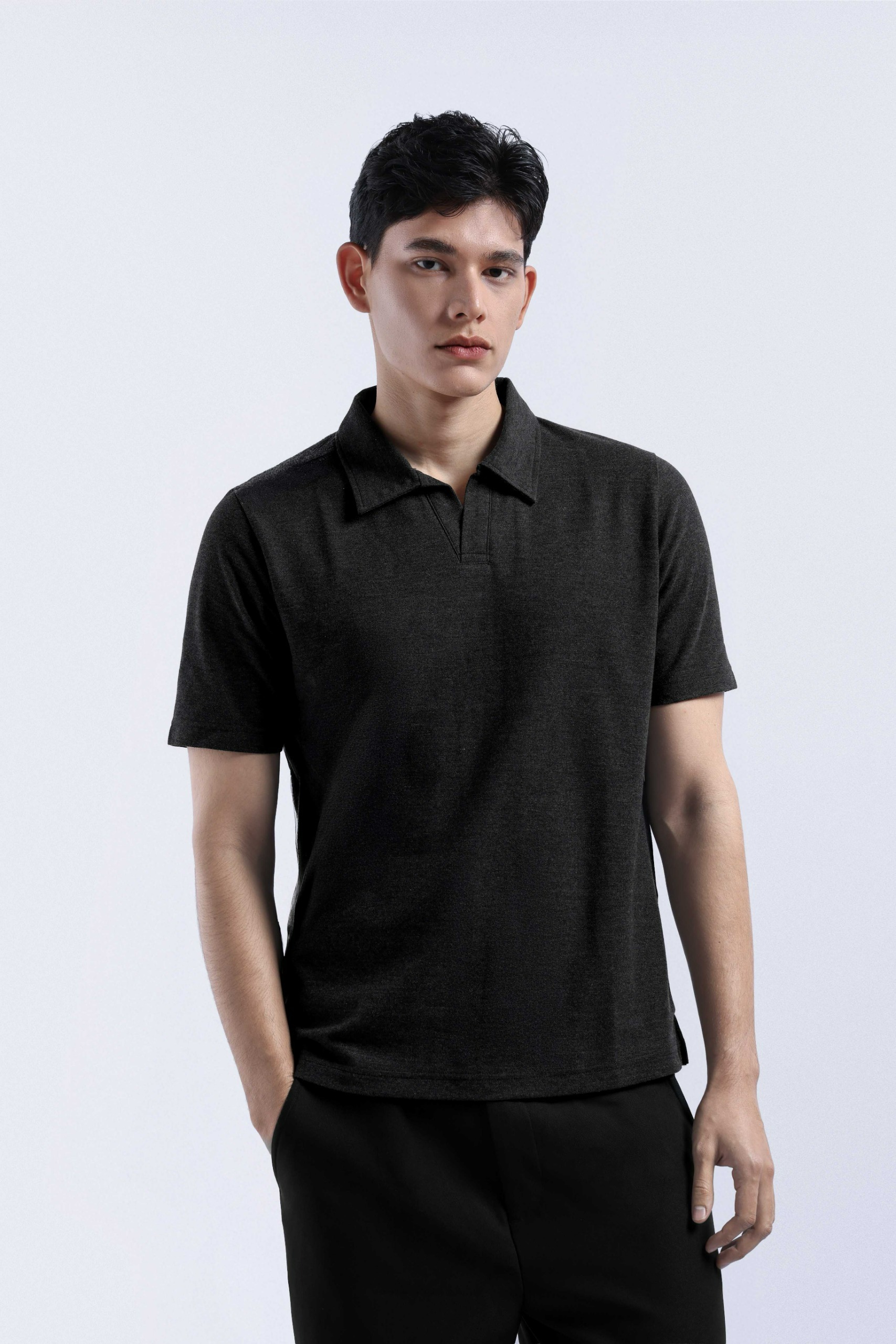 Raven Polo Shirt Dark Grey