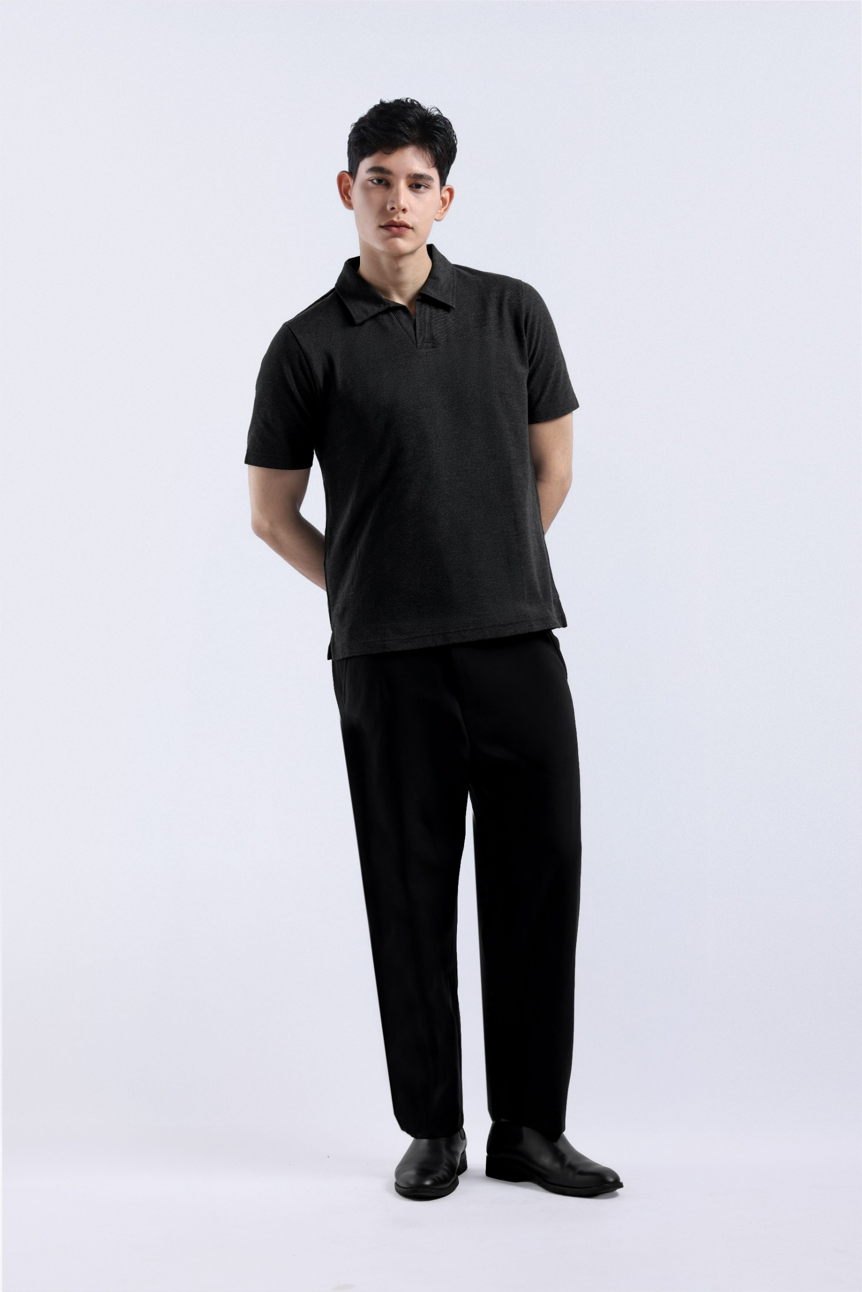 Raven Polo Shirt Dark Grey