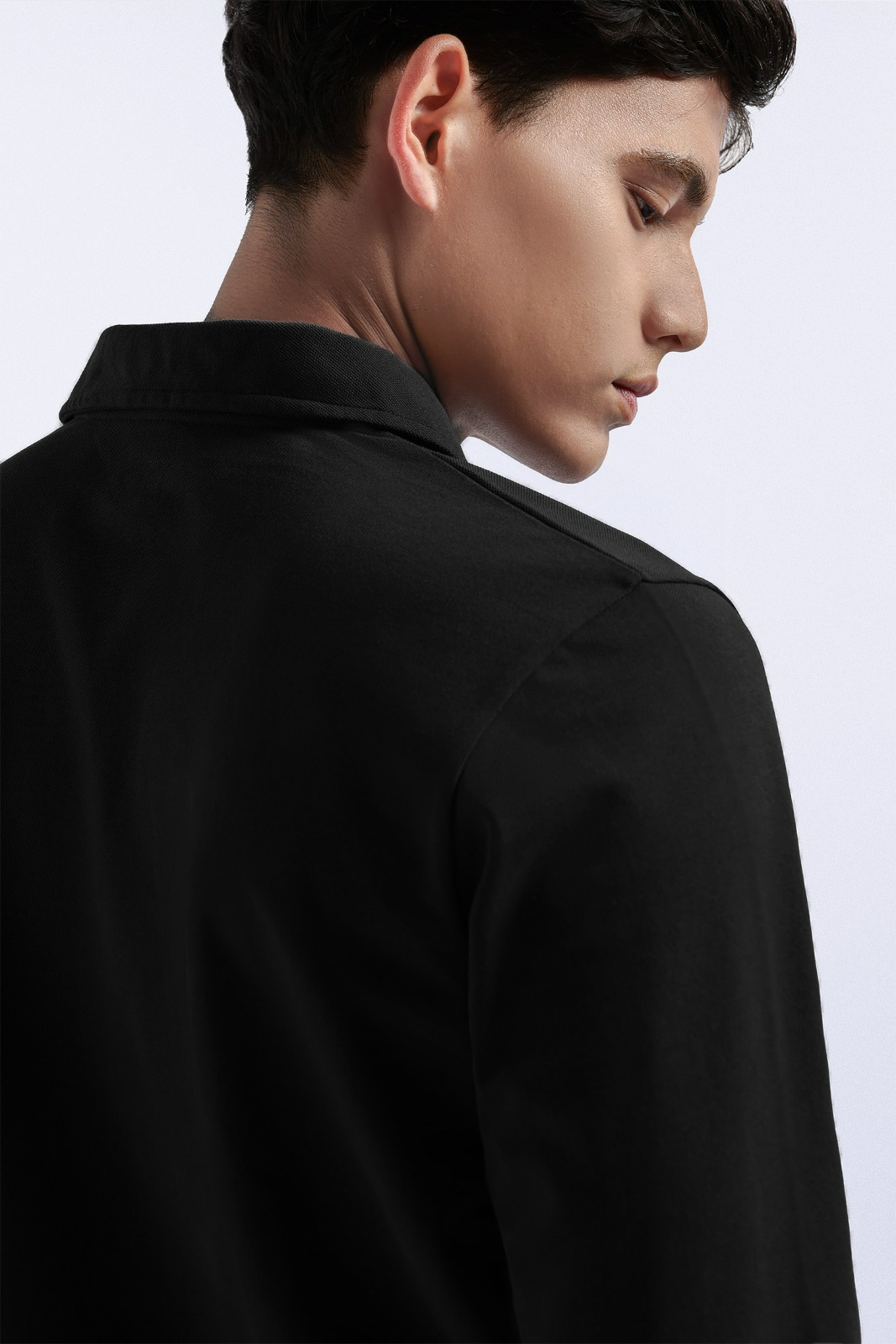 Raven Polo Long Sleeve Black