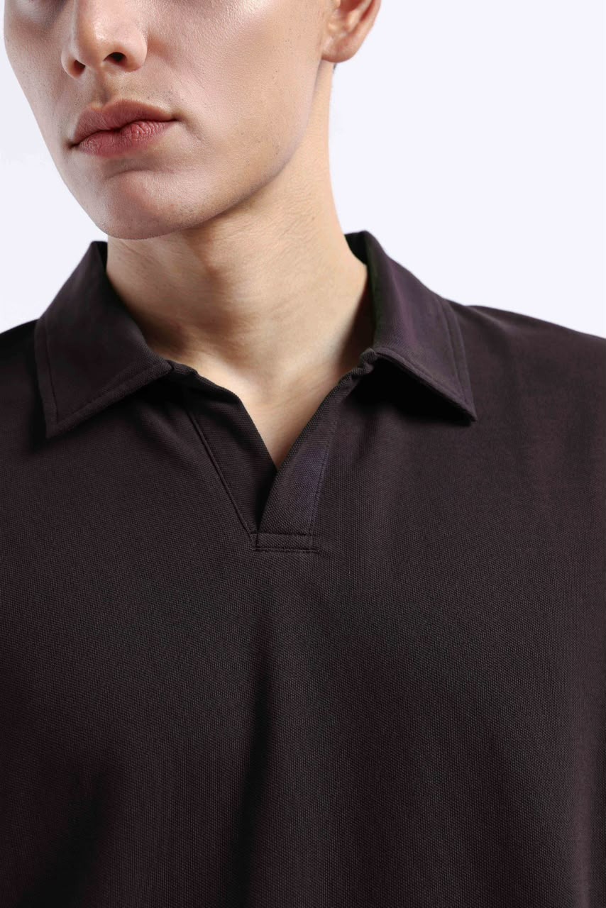 Raven Polo Shirt Dark Brown