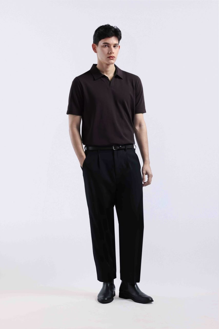 Raven Polo Shirt Dark Brown