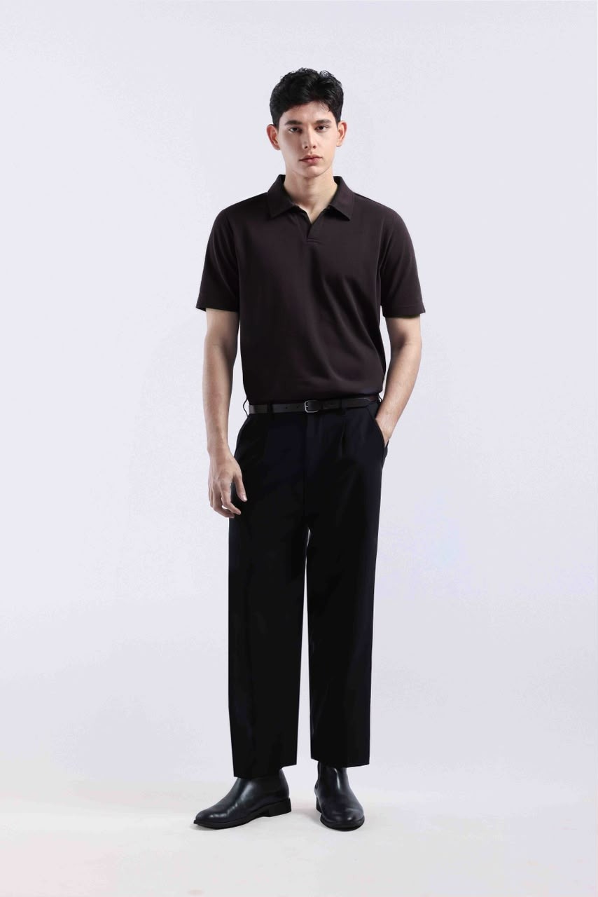 Raven Polo Shirt Dark Brown