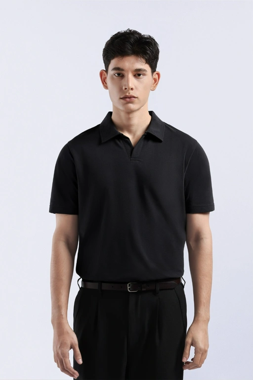 Raven Polo Shirt Charcoal