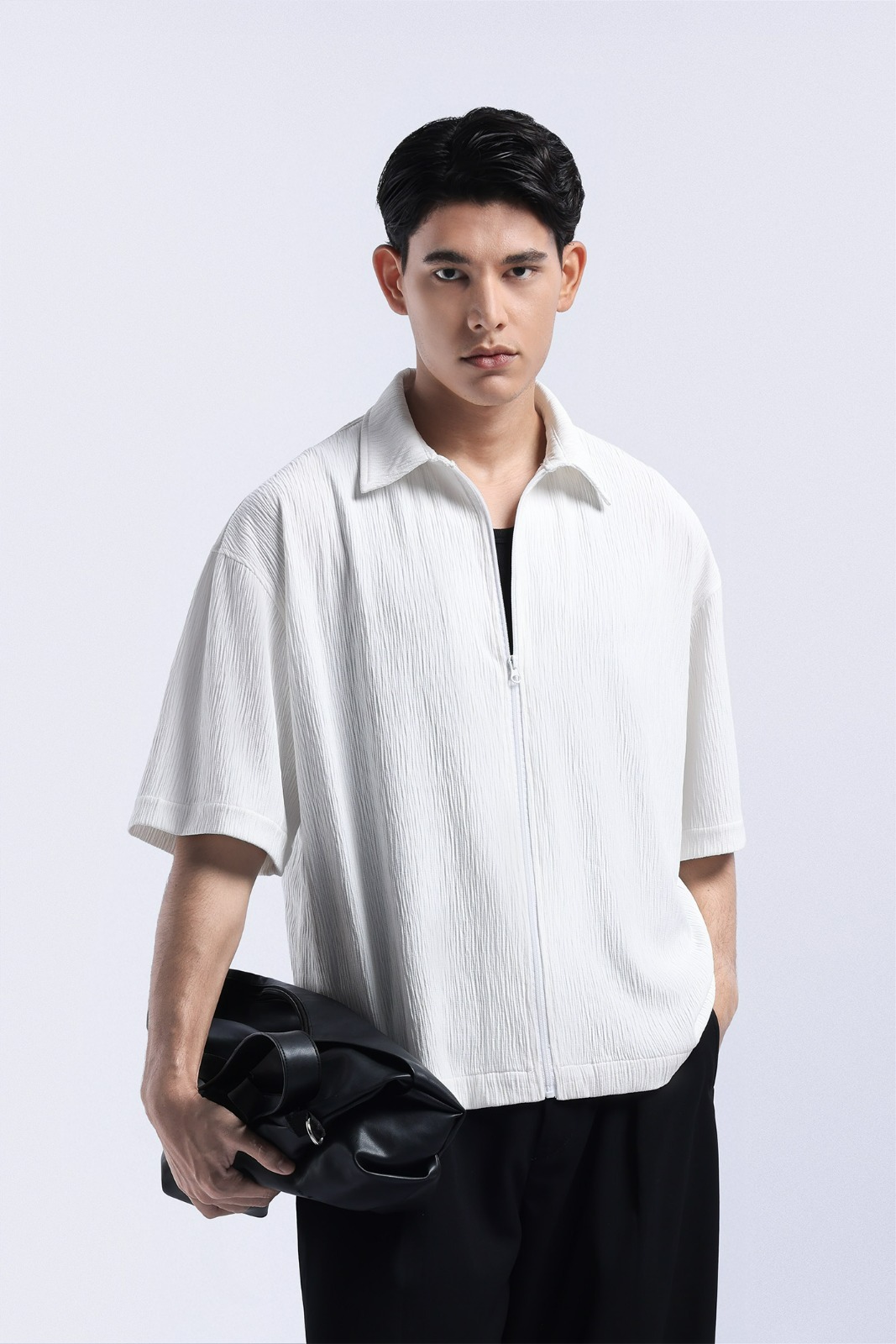 Coze Zip Shirt Off White