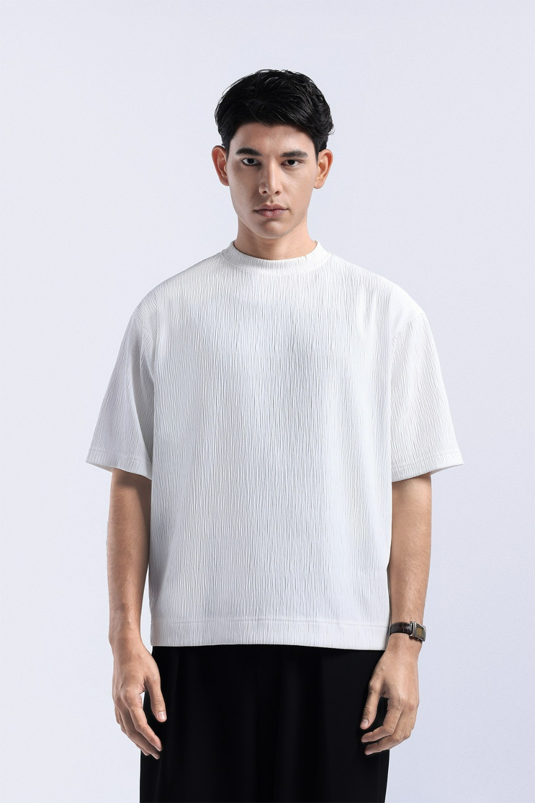 Coze Textured Tee Off White