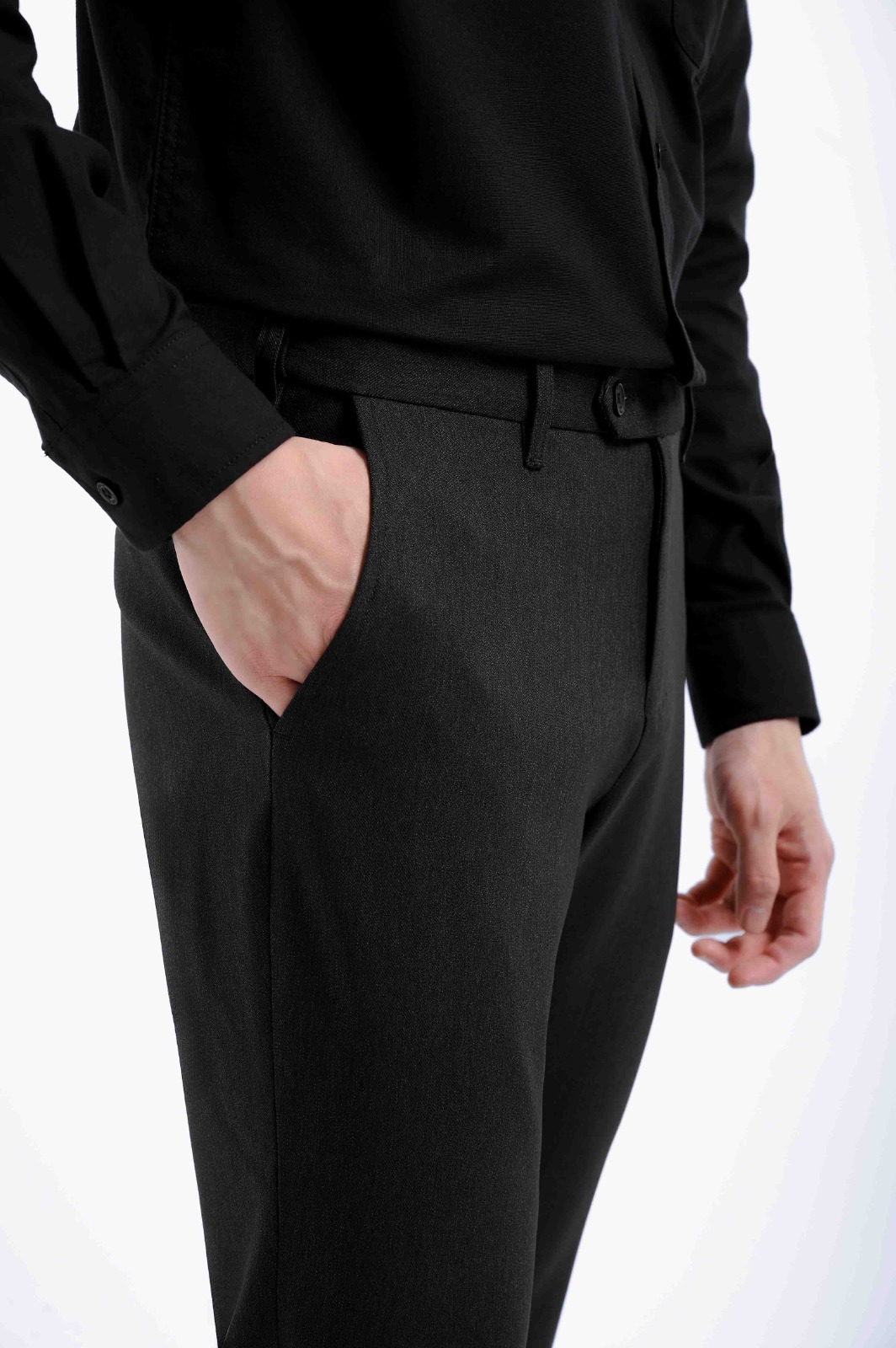 Stylem Regular Pants Dark Grey