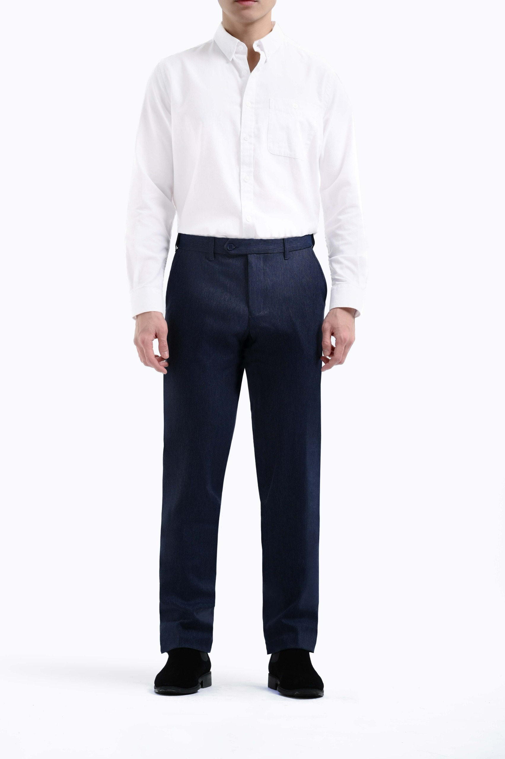 Stylem Regular Pants Denim Look