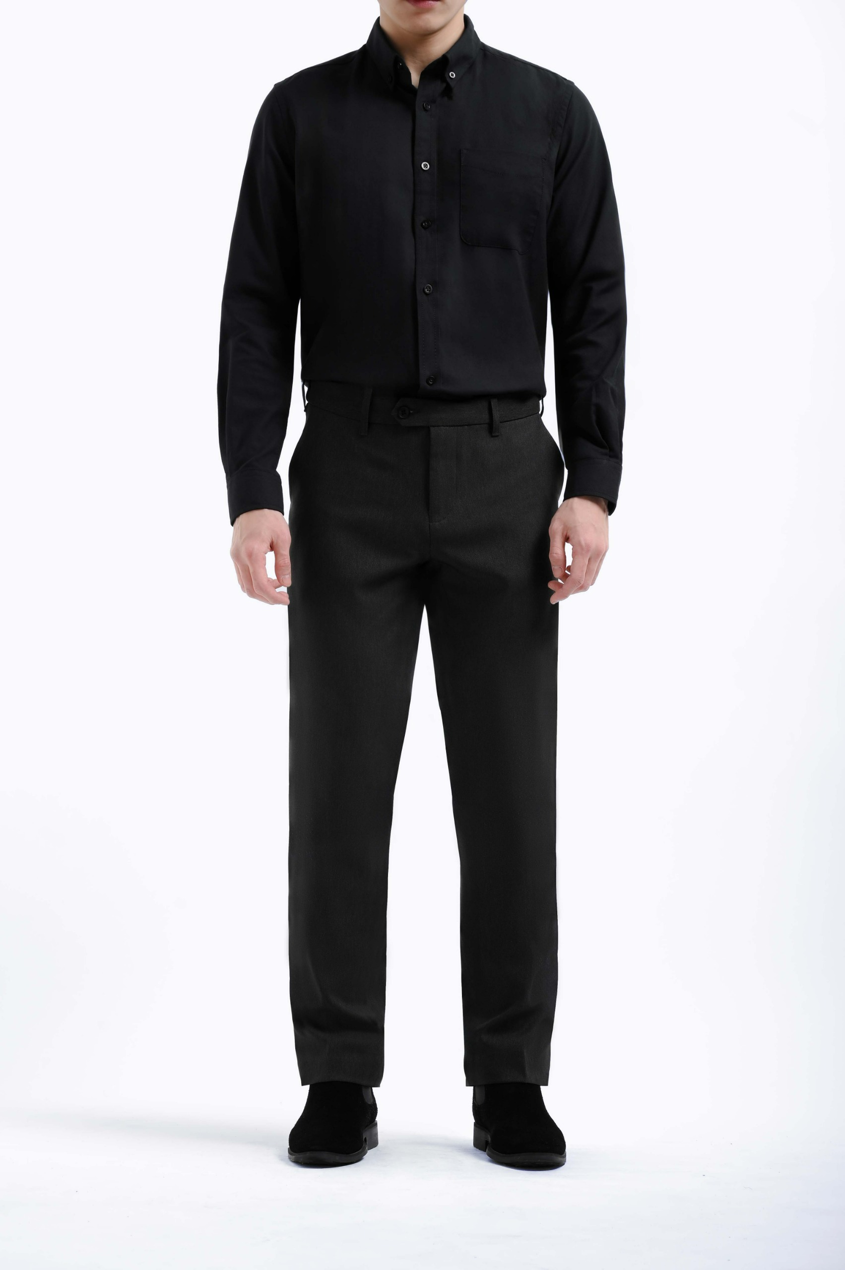Stylem Regular Pants Dark Grey