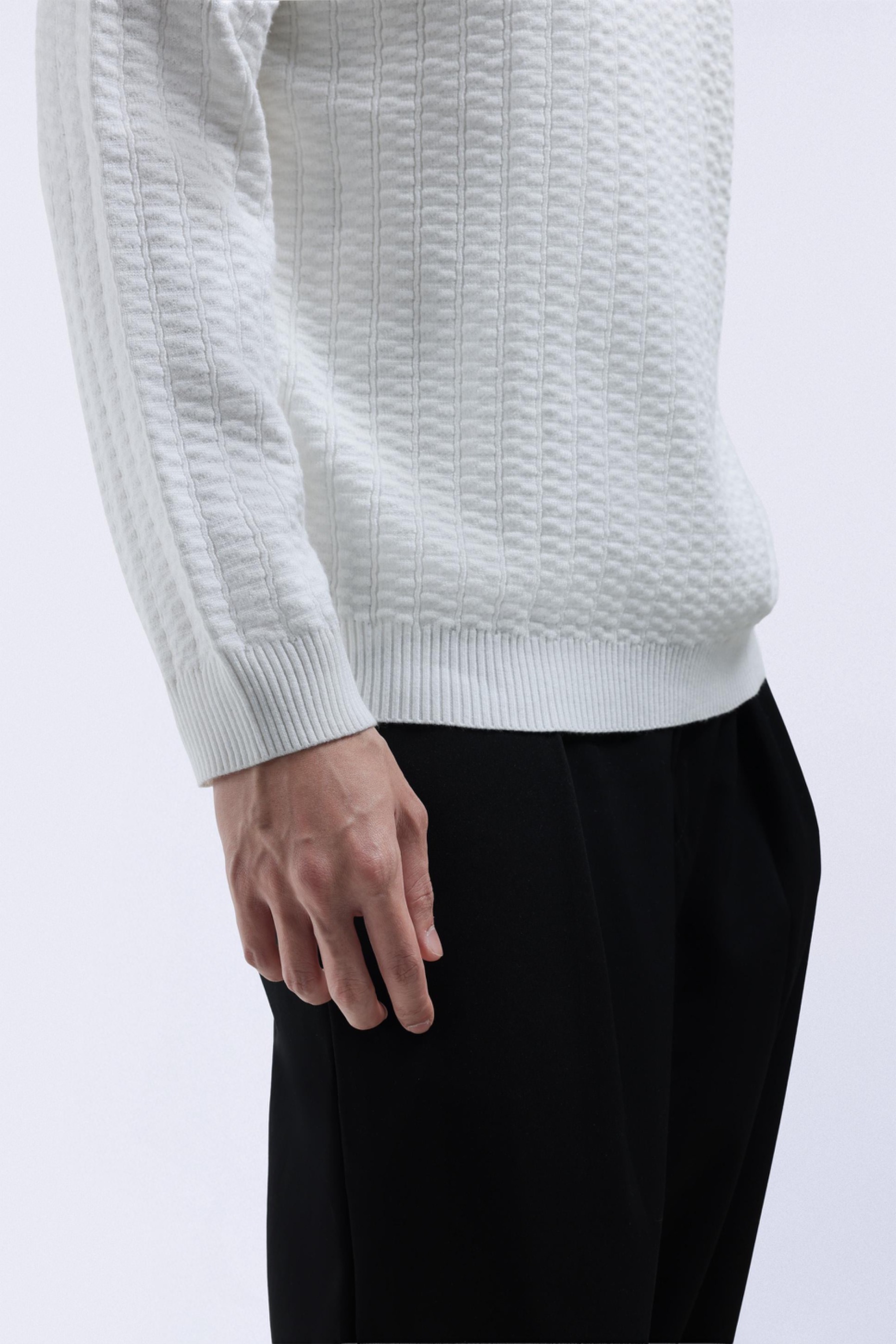 Zipflex Polo Halfzip White