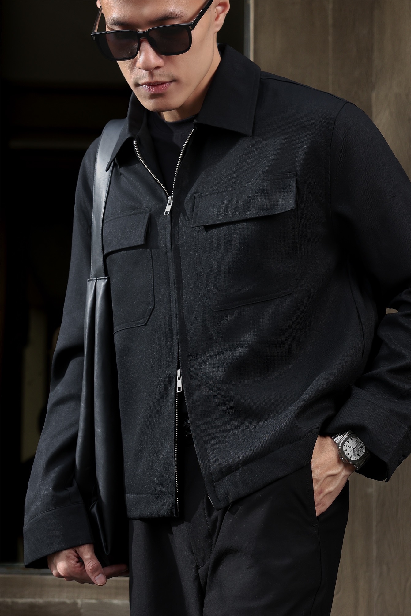 Moorve Boxy Jacket Black