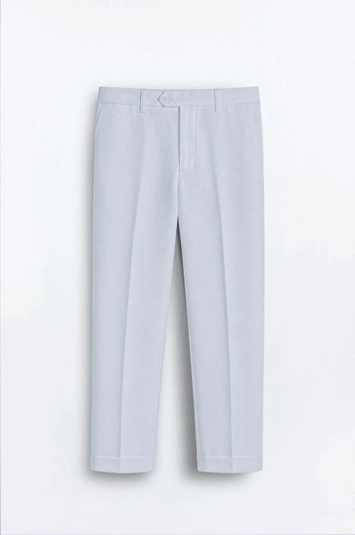 Peazy Pants Regular Fit Ankle Light Grey
