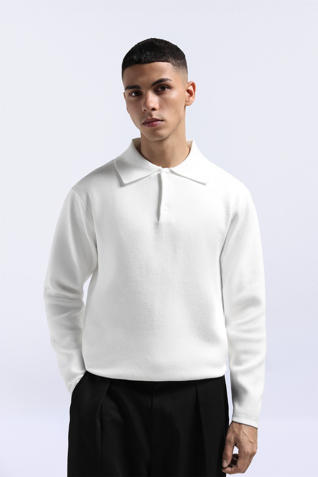 Valen Long Polo White