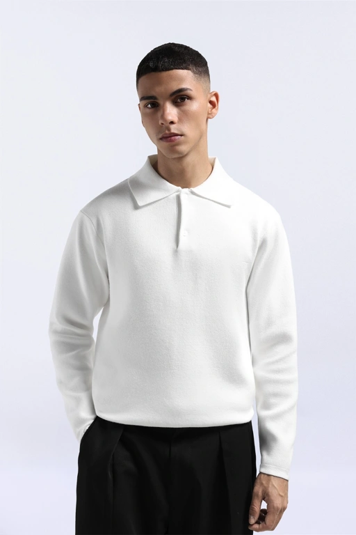 Valen Long Polo White