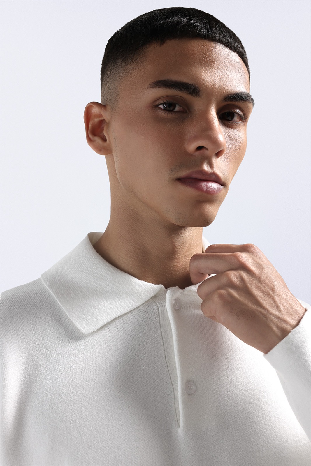 Valen Long Polo White