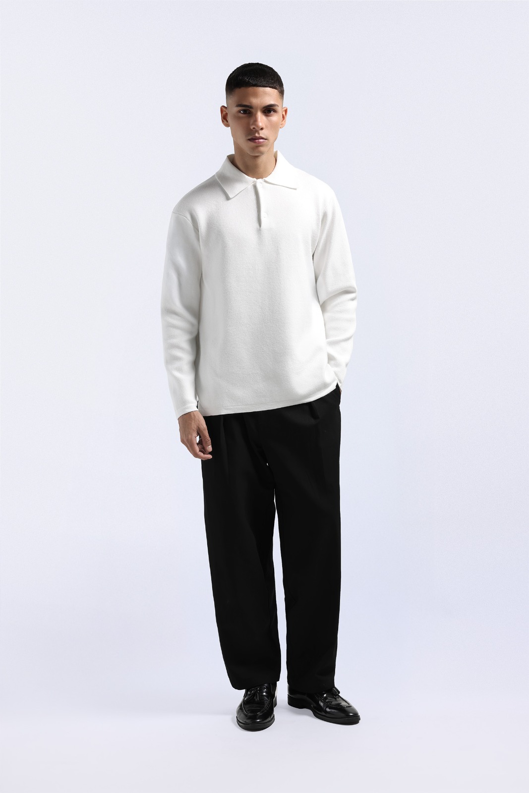 Valen Long Polo White