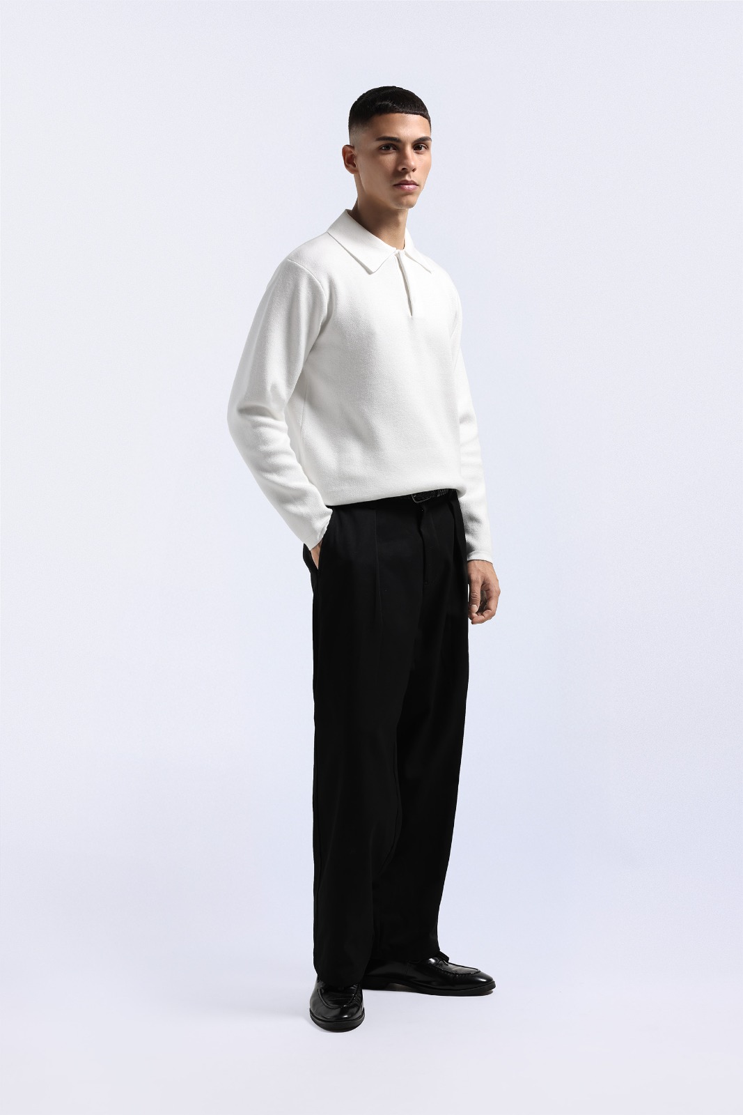Valen Long Polo White