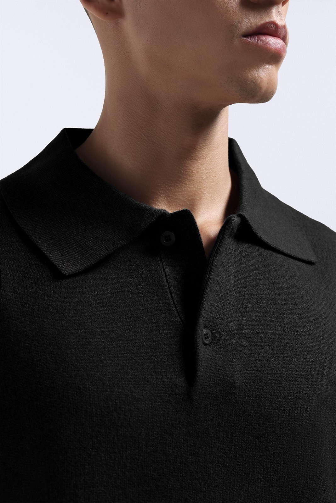 Valen Long Polo Black