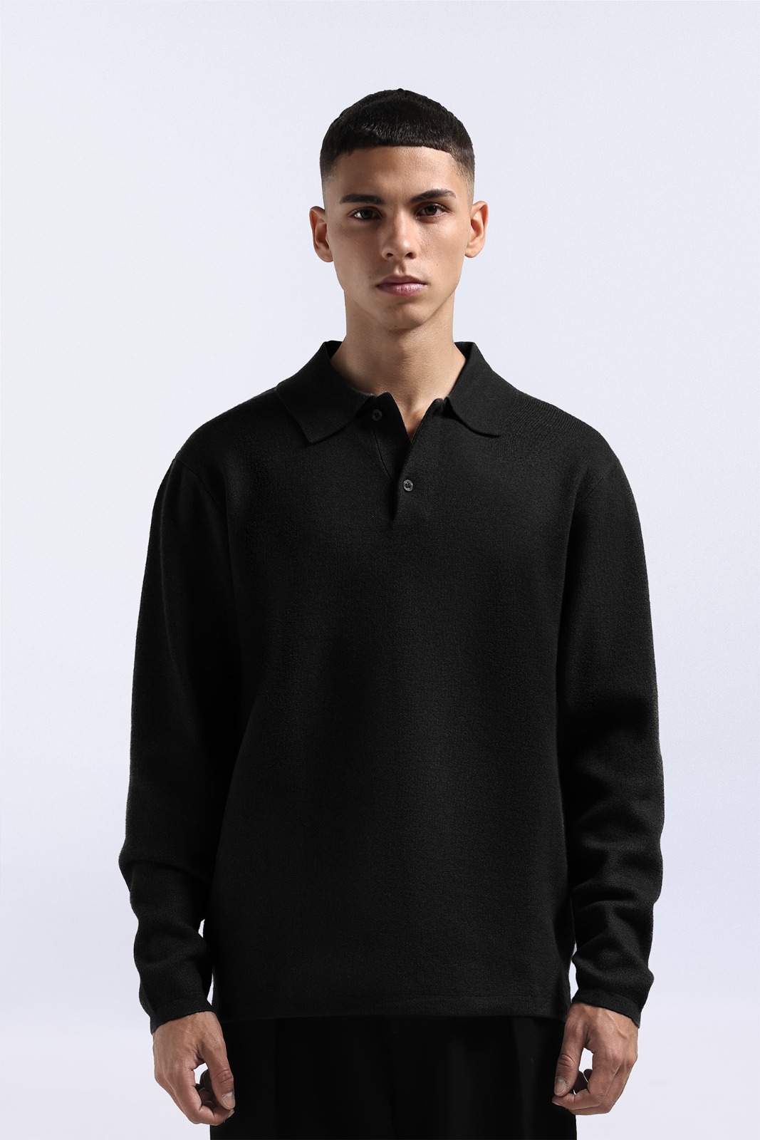 Valen Long Polo Black