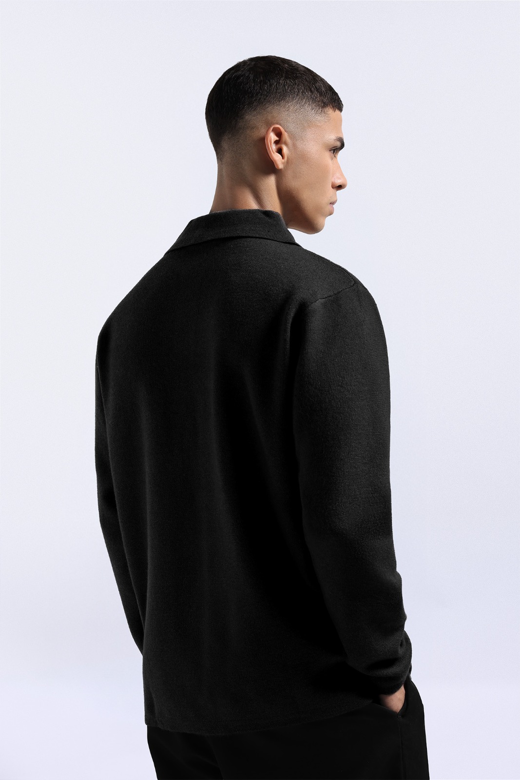 Valen Long Polo Black