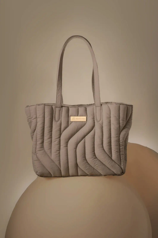 Image of BUNNY TOTEBAG TAUPE