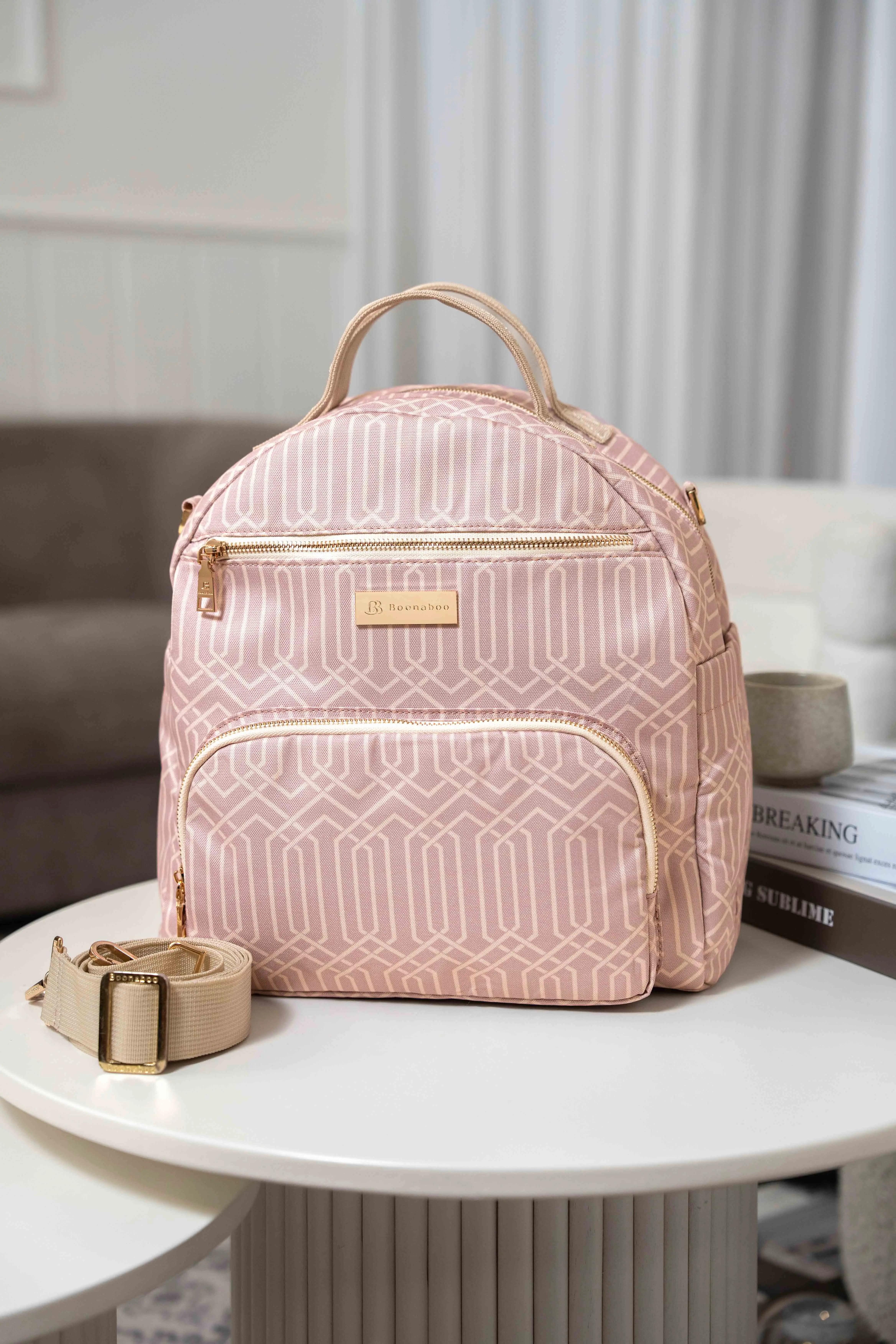 SERENE DIAPER BAG BLUSH