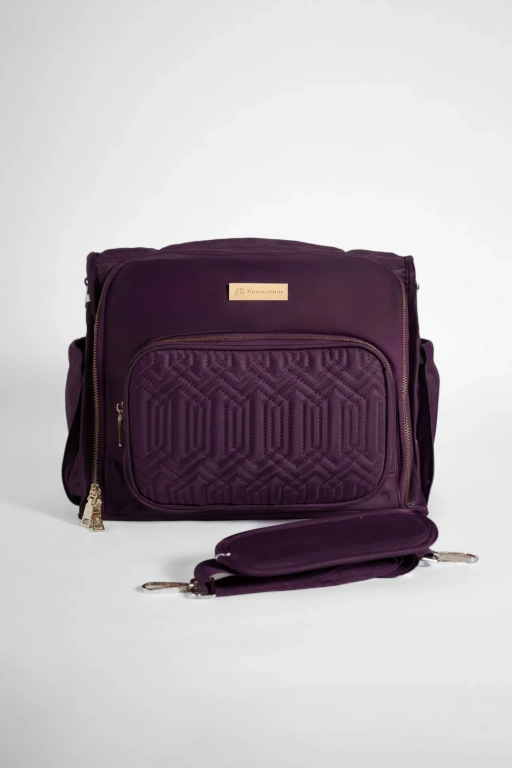 Image of SIERRA DIAPER BAG BURGUNDY