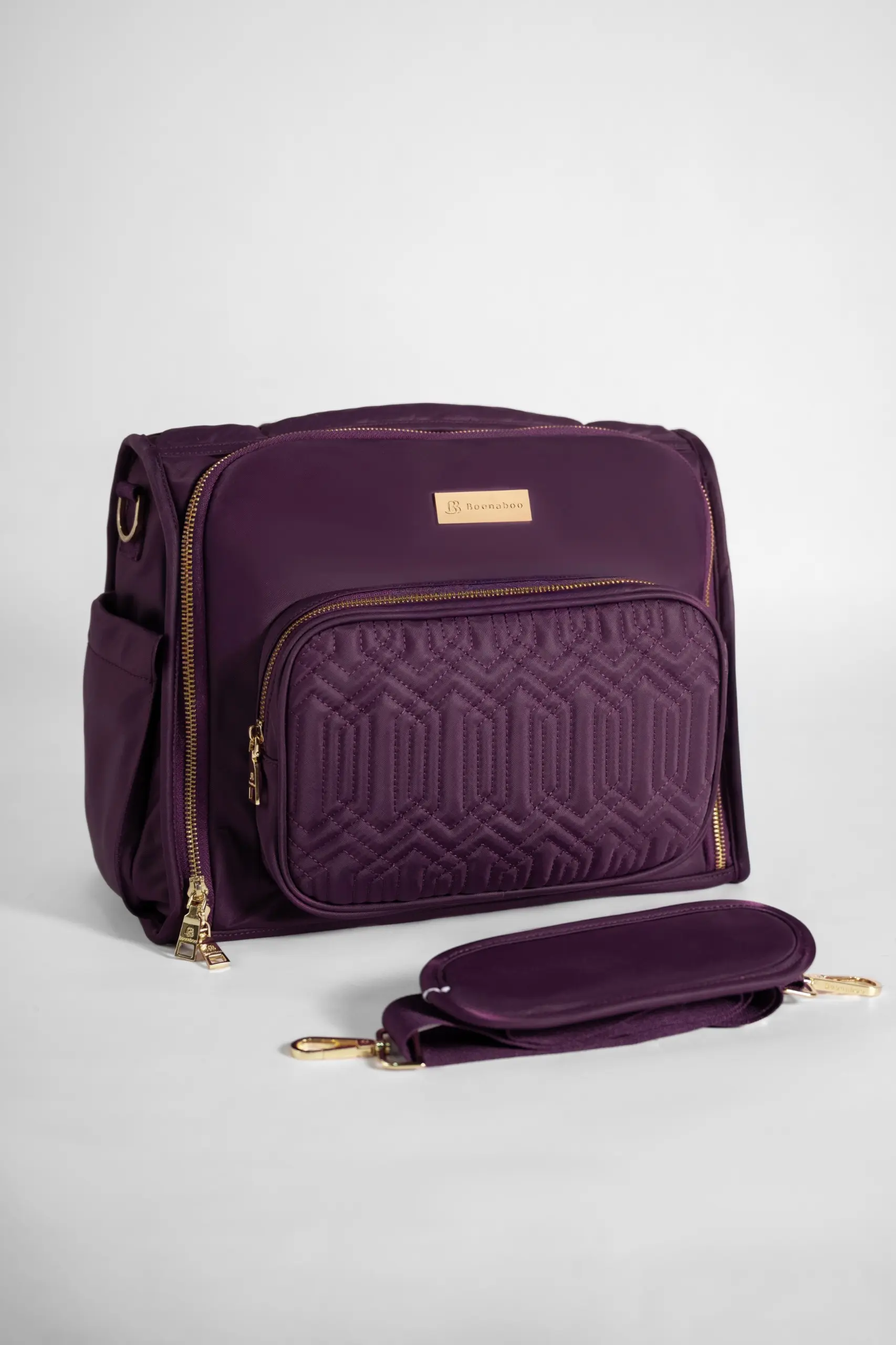 SIERRA DIAPER BAG BURGUNDY