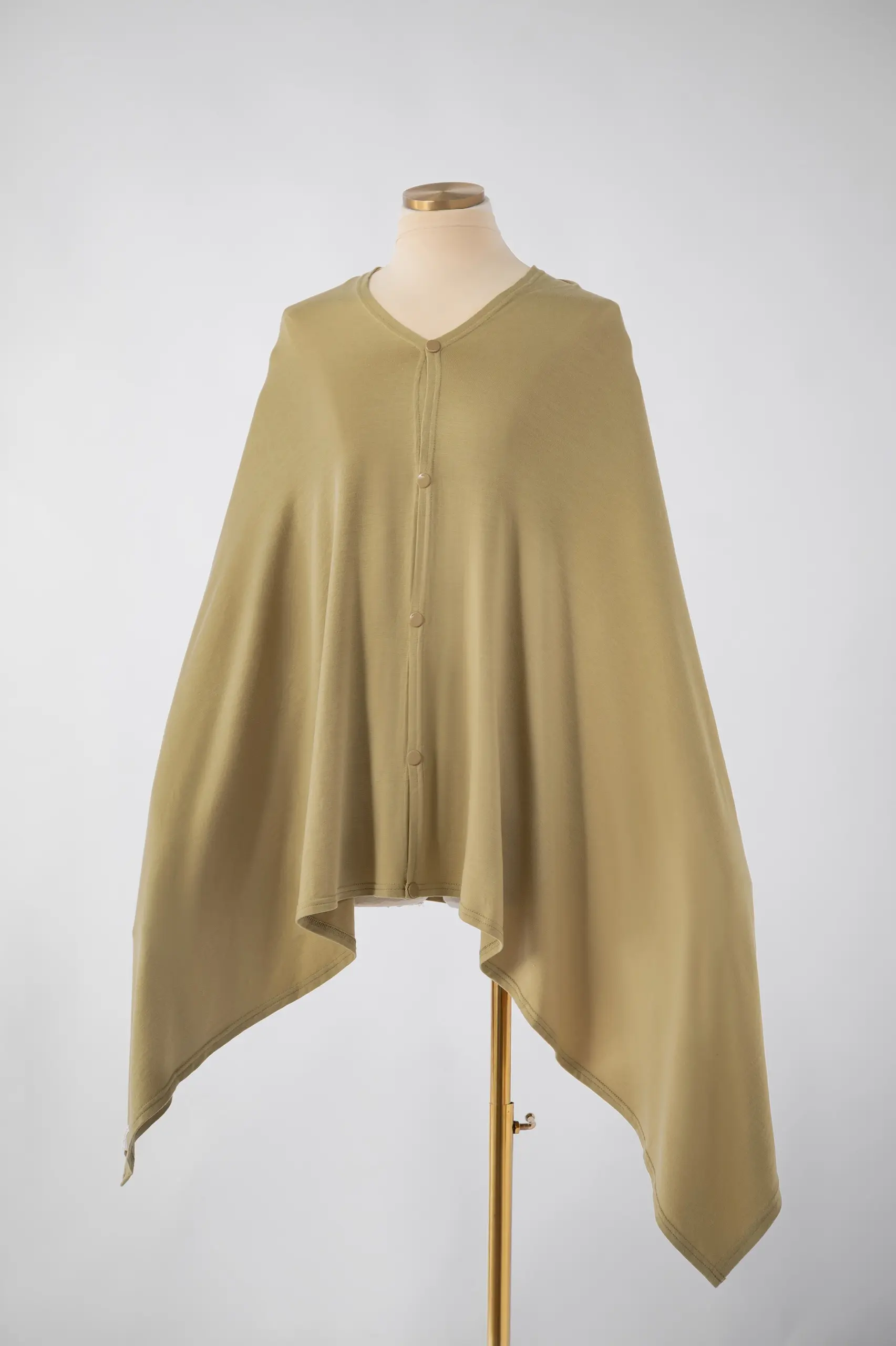 SIMPLY NURSING APRON TENCEL FULL COVER KHAKI