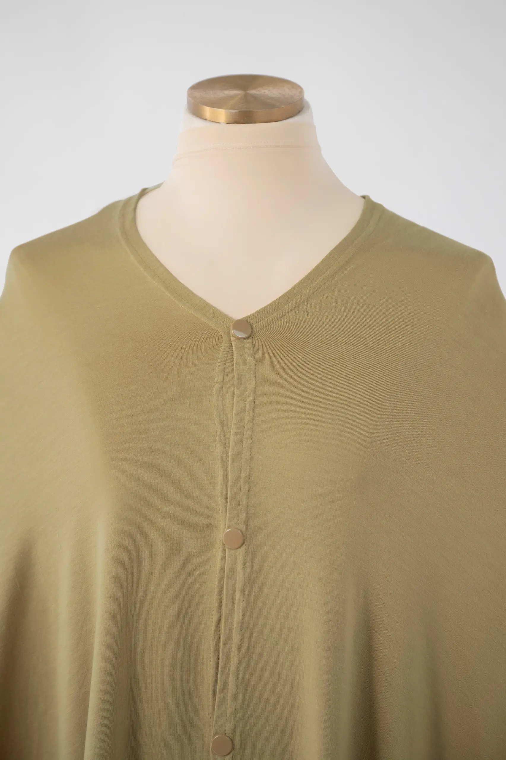 SIMPLY NURSING APRON TENCEL FULL COVER KHAKI