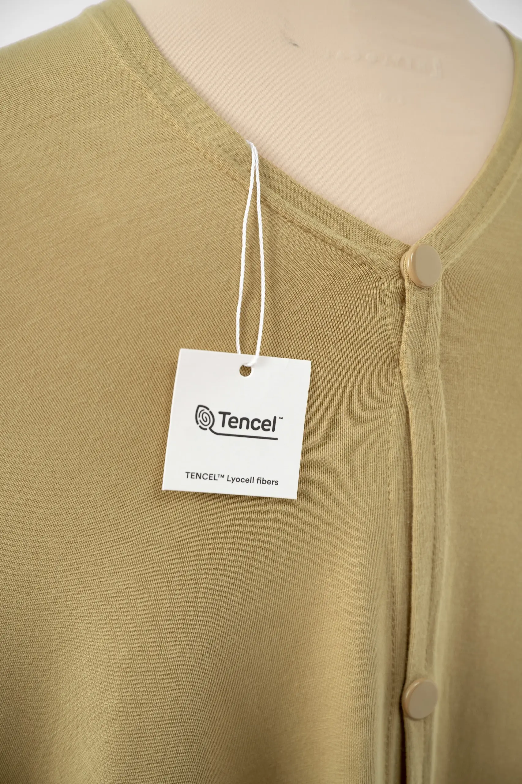 SIMPLY NURSING APRON TENCEL FULL COVER KHAKI