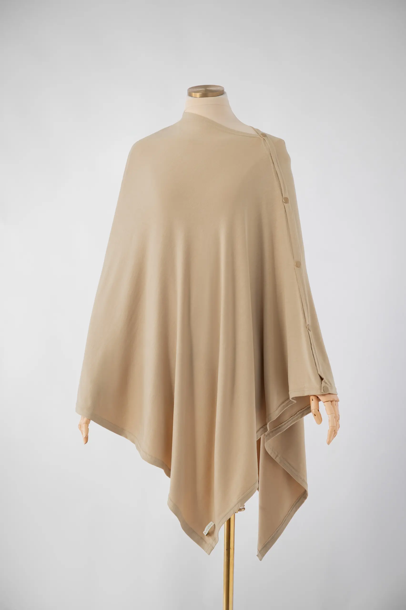 SIMPLY NURSING APRON TENCEL FULL COVER BEIGE