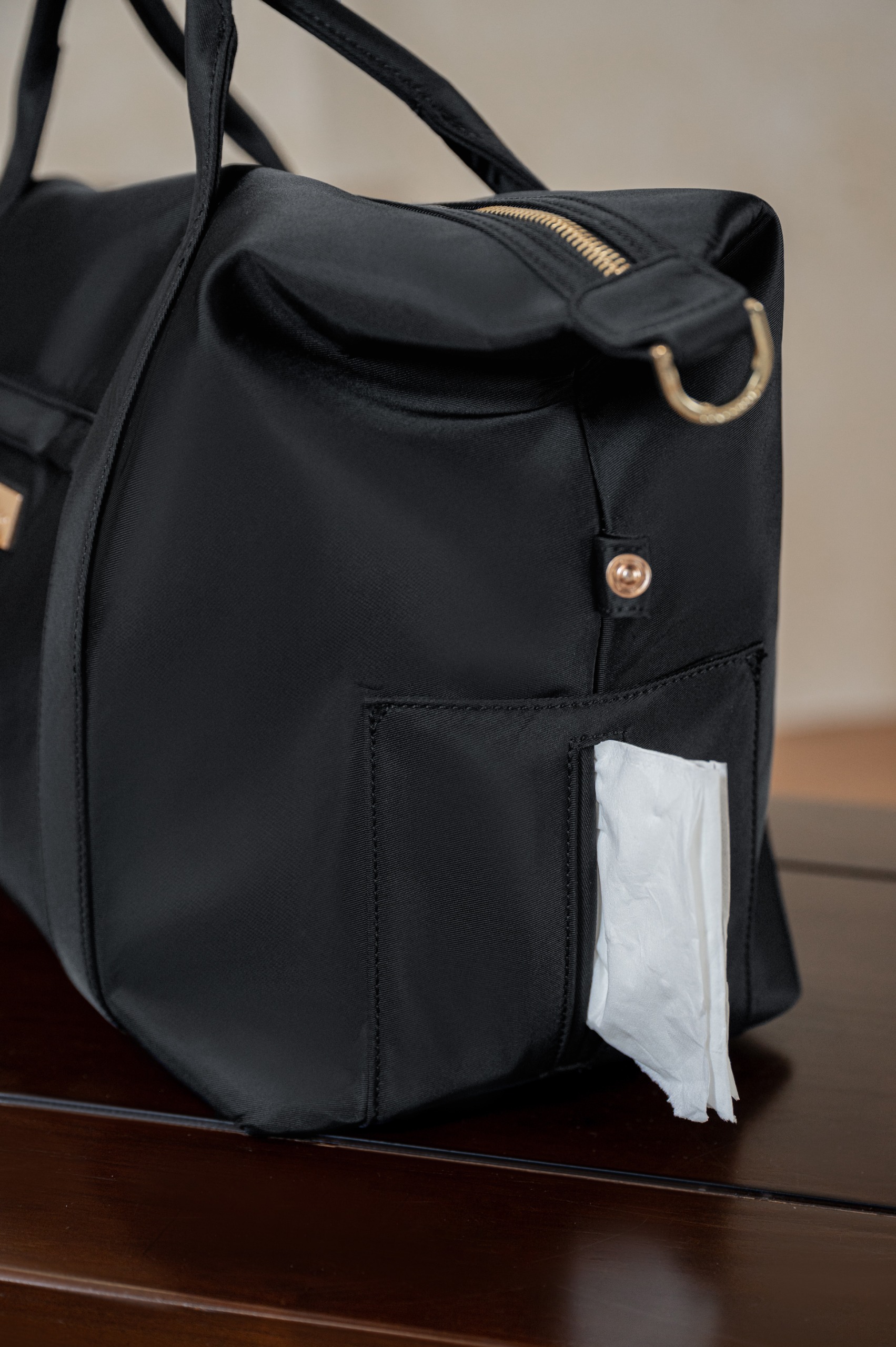 SOLUXE MULTI DIAPER BAG BLACK